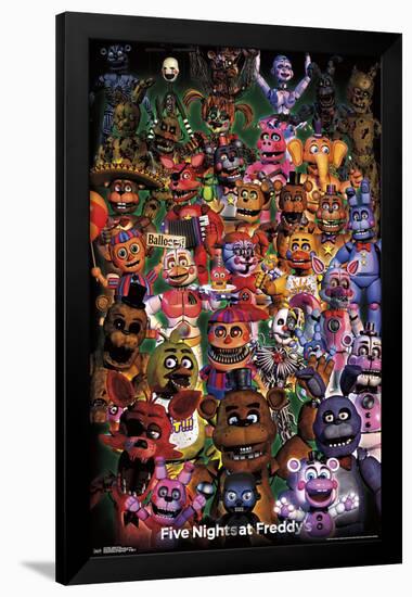 Five Nights at Freddy's - Ultimate Group-null-Framed Standard Poster