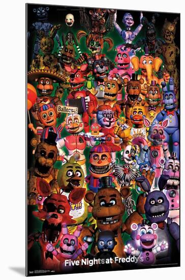 Five Nights at Freddy's - Ultimate Group-Trends International-Mounted Poster
