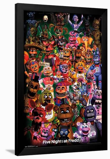 Five Nights at Freddy's - Ultimate Group-Trends International-Framed Poster