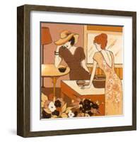 Five O'Clock Rumours III-A^ Boodro-Framed Art Print