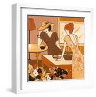 Five O'Clock Rumours III-A^ Boodro-Framed Art Print