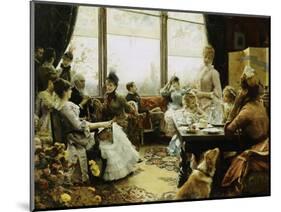 Five O'clock Tea, 1883-4-Julius Leblanc Stewart-Mounted Giclee Print