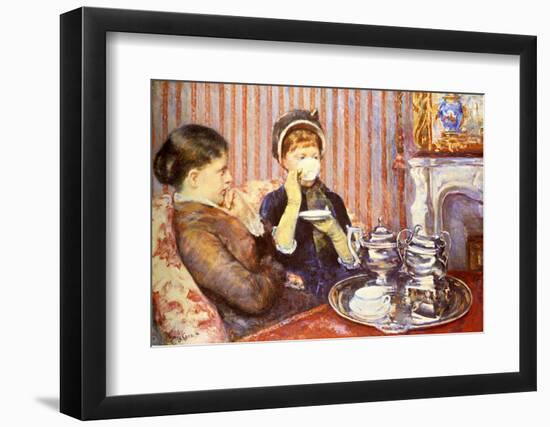 Five O'Clock Tea-Mary Cassatt-Framed Giclee Print