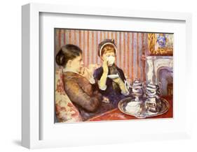 Five O'Clock Tea-Mary Cassatt-Framed Giclee Print