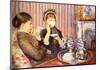 Five O'Clock Tea-Mary Cassatt-Mounted Giclee Print