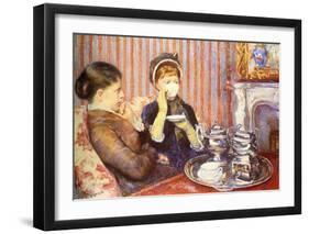 Five O'Clock Tea-Mary Cassatt-Framed Giclee Print