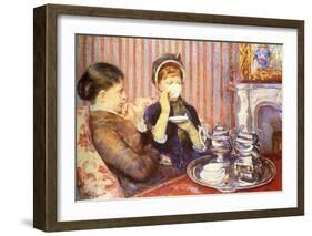 Five O'Clock Tea-Mary Cassatt-Framed Giclee Print