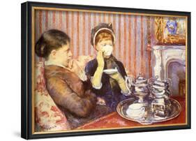 Five O'Clock Tea-Mary Cassatt-Framed Giclee Print