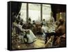 Five O'Clock Tea-Julius Leblanc Stewart-Framed Stretched Canvas