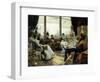 Five O'Clock Tea-Julius Leblanc Stewart-Framed Giclee Print