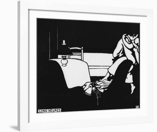 Five O'Clock-Félix Vallotton-Framed Giclee Print