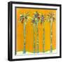 Five Palms-Jan Weiss-Framed Art Print