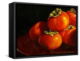 Five Persimmons-Terri Hill-Framed Stretched Canvas