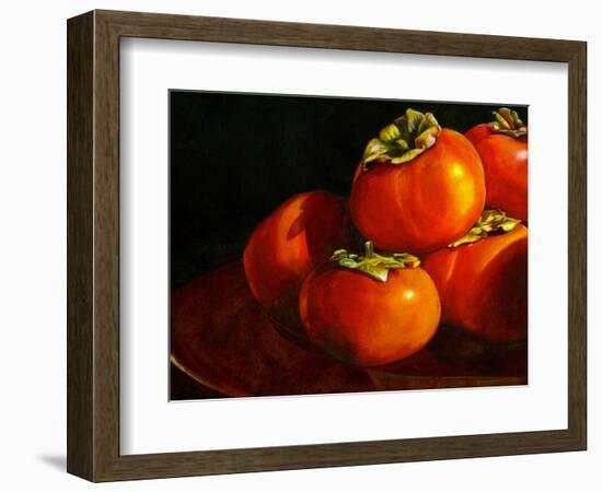 Five Persimmons-Terri Hill-Framed Giclee Print