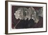 Five Profiles Overlapping-Rabindranath Tagore-Framed Giclee Print