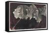 Five Profiles Overlapping-Rabindranath Tagore-Framed Stretched Canvas