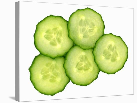 Five Slices of Cucumber-Steven Morris-Stretched Canvas