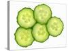 Five Slices of Cucumber-Steven Morris-Stretched Canvas