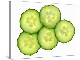 Five Slices of Cucumber-Steven Morris-Stretched Canvas