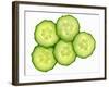 Five Slices of Cucumber-Steven Morris-Framed Photographic Print