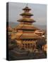 Five Storey Nyatapola Temple, Taumadhi Square, Bhaktapur, Nepal-Jane Sweeney-Stretched Canvas