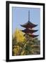 Five-Storey Pagoda (Gojunoto) in Autumn, Miyajima Island, Western Honshu, Japan-Stuart Black-Framed Photographic Print