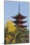 Five-Storey Pagoda (Gojunoto) in Autumn, Miyajima Island, Western Honshu, Japan-Stuart Black-Mounted Photographic Print