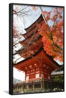 Five-Storey Pagoda (Gojunoto) in Autumn, Miyajima Island, Western Honshu, Japan-Stuart Black-Framed Photographic Print