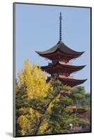 Five-Storey Pagoda (Gojunoto) in Autumn, Miyajima Island, Western Honshu, Japan-Stuart Black-Mounted Photographic Print