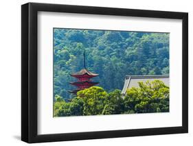 Five-Storied Pagoda, Gojunoto, Miyajima, Japan-Keren Su-Framed Photographic Print