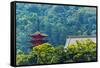 Five-Storied Pagoda, Gojunoto, Miyajima, Japan-Keren Su-Framed Stretched Canvas