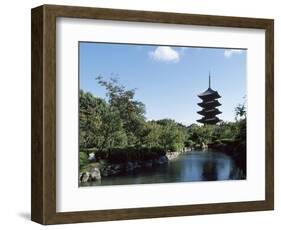 Five Story Pagoda of the Toji Buddhist Temple-null-Framed Giclee Print