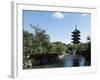 Five Story Pagoda of the Toji Buddhist Temple-null-Framed Giclee Print