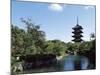 Five Story Pagoda of the Toji Buddhist Temple-null-Mounted Giclee Print
