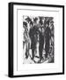 Five Tarts-Ernst Ludwig Kirchner-Framed Premium Giclee Print