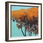 Five Trees-Paul Bailey-Framed Art Print