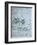 Five Views of a Foetus in the Womb, Facsimile Copy-Leonardo da Vinci-Framed Giclee Print