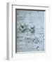 Five Views of a Foetus in the Womb, Facsimile Copy-Leonardo da Vinci-Framed Giclee Print