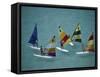 Five Windsurfers-null-Framed Stretched Canvas