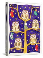 Five Wise Owls-Cathy Baxter-Stretched Canvas