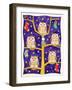 Five Wise Owls-Cathy Baxter-Framed Giclee Print