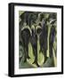 Five Women on the Street, 1913-Ernst Ludwig Kirchner-Framed Giclee Print