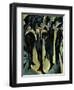 Five Women on the Street-Ernst Ludwig Kirchner-Framed Giclee Print