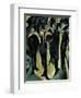 Five Women on the Street-Ernst Ludwig Kirchner-Framed Giclee Print