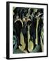 Five Women on the Street-Ernst Ludwig Kirchner-Framed Giclee Print