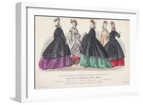 Five Women Wearing Spring and Summer Coats and Mantles, 1864-Rigolet Rigolet-Framed Giclee Print