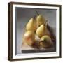 Five Yellow Pears on a Chopping Board-Michael Paul-Framed Photographic Print