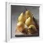 Five Yellow Pears on a Chopping Board-Michael Paul-Framed Photographic Print