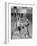 Five Young Boys Wearing Gym Clothes and Playing a Game of Basketball in the School Gym-null-Framed Photographic Print