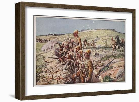 Fix Bayonets! in the Trenches at Ladysmith-Richard Caton Woodville-Framed Giclee Print